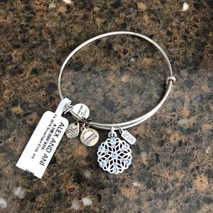 Limited Edition Alex & Ani snowflake bracelet 2016